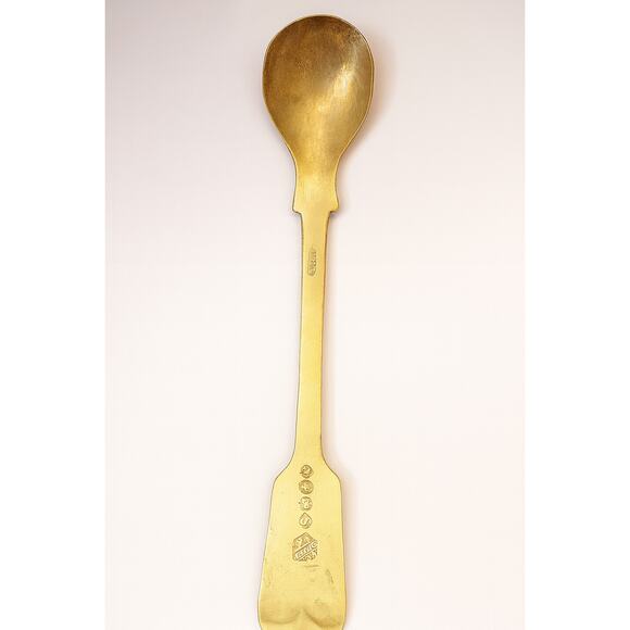 A Pr of Vtg Pressed Crystal Tableware Decanter w Stopper & Condiment Jar w Spoon - Picture 5 of 6